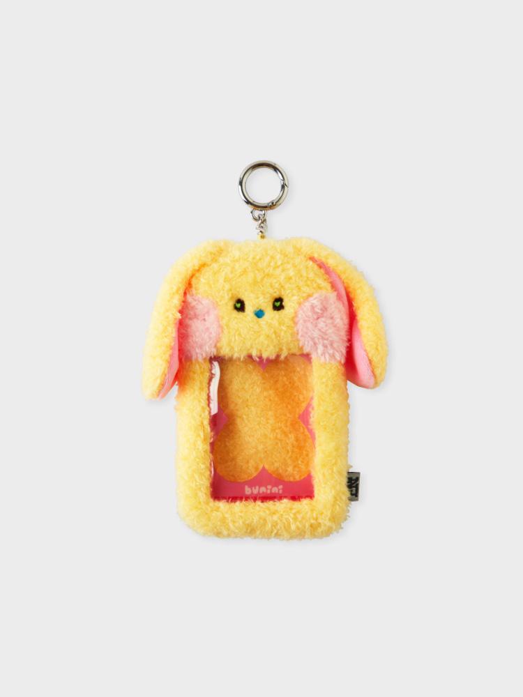 bunini Plush Photocard Holder Keyring (YELLOW)