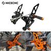 NICECNC Motorcycle Adjustable Rearsets Foot Pegs Pedal Footrest Sets For KTM 790 Duke 2018-2025 890 Duke 2020-2025 2024 2023