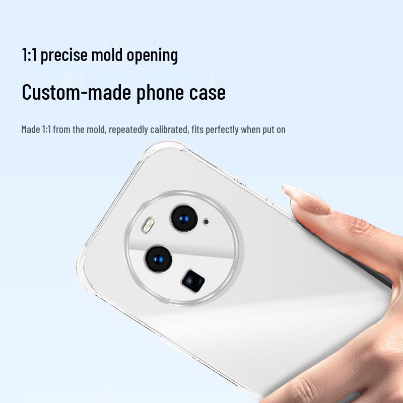 OPPO Find X6/X6 Pro Transparent Airbag TPU Case - Drop-Proof and Elegant