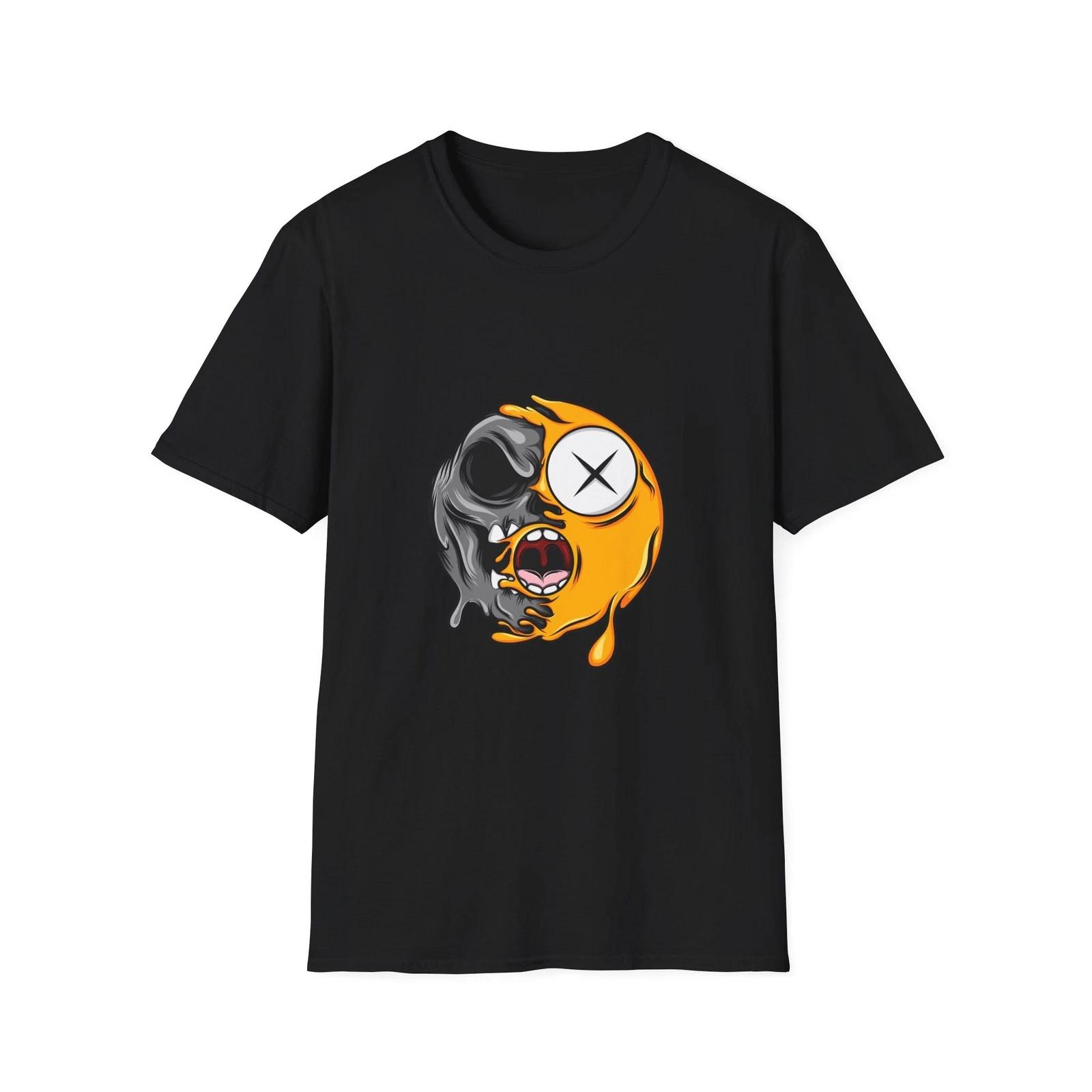 Yin Yang Character T-Shirt, Unisex Graphic Tee, Casual Wear, Gift for [...] 4XL