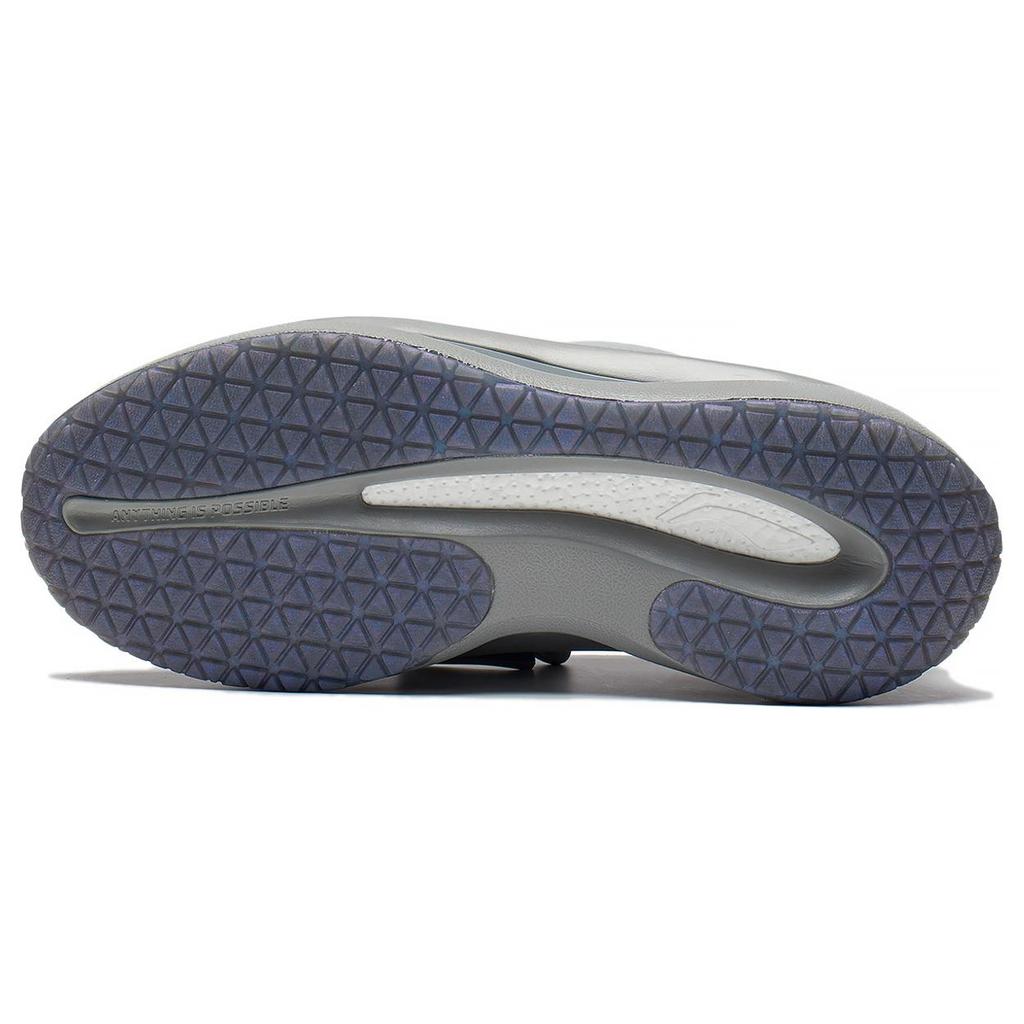 Li Ning Wandering In The Clouds Cushioning Slip Resistant Abrasion Resistant Low top Casual Shoes Men's Stone Gray AZGS107-3