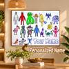 Custom Name Garten of Banban 5D Diamond Painting Personalized Full Drill Diamond Art Kit Gift