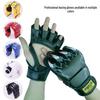 Half-Finger Boxing Gloves for Adults & Children - Hand Protection for Punching, Taekwondo & Fighting