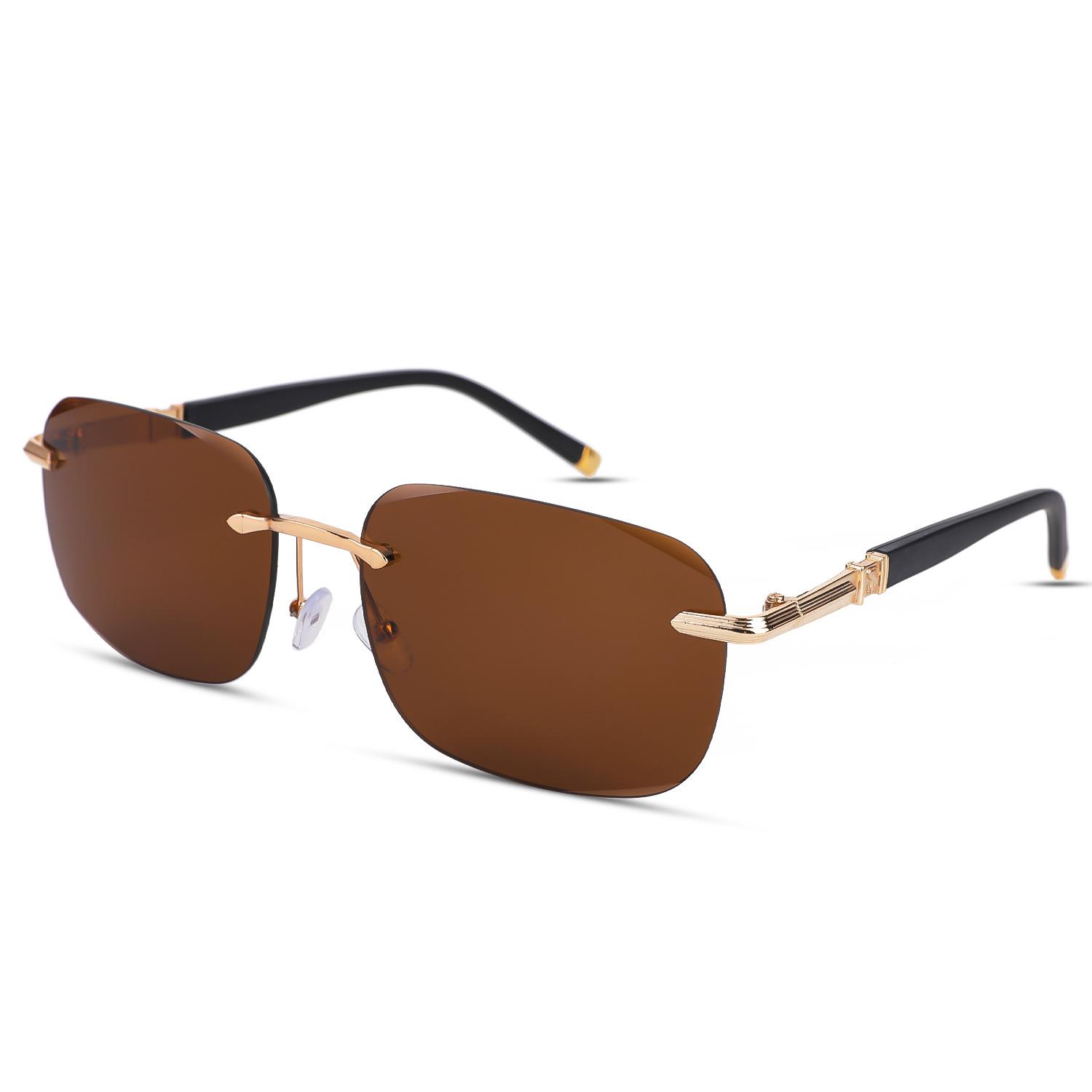 JYL Sunglasses Rimless Men Uv Protection Cut Edge Driving Use 181818 A-16517 шампунь