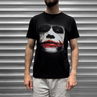 BATMAN Faccia del Joker Il Cavaliere Oscuro SUICIDE SQUAD Gotham Manicomio di Arkham Maglietta Heath
