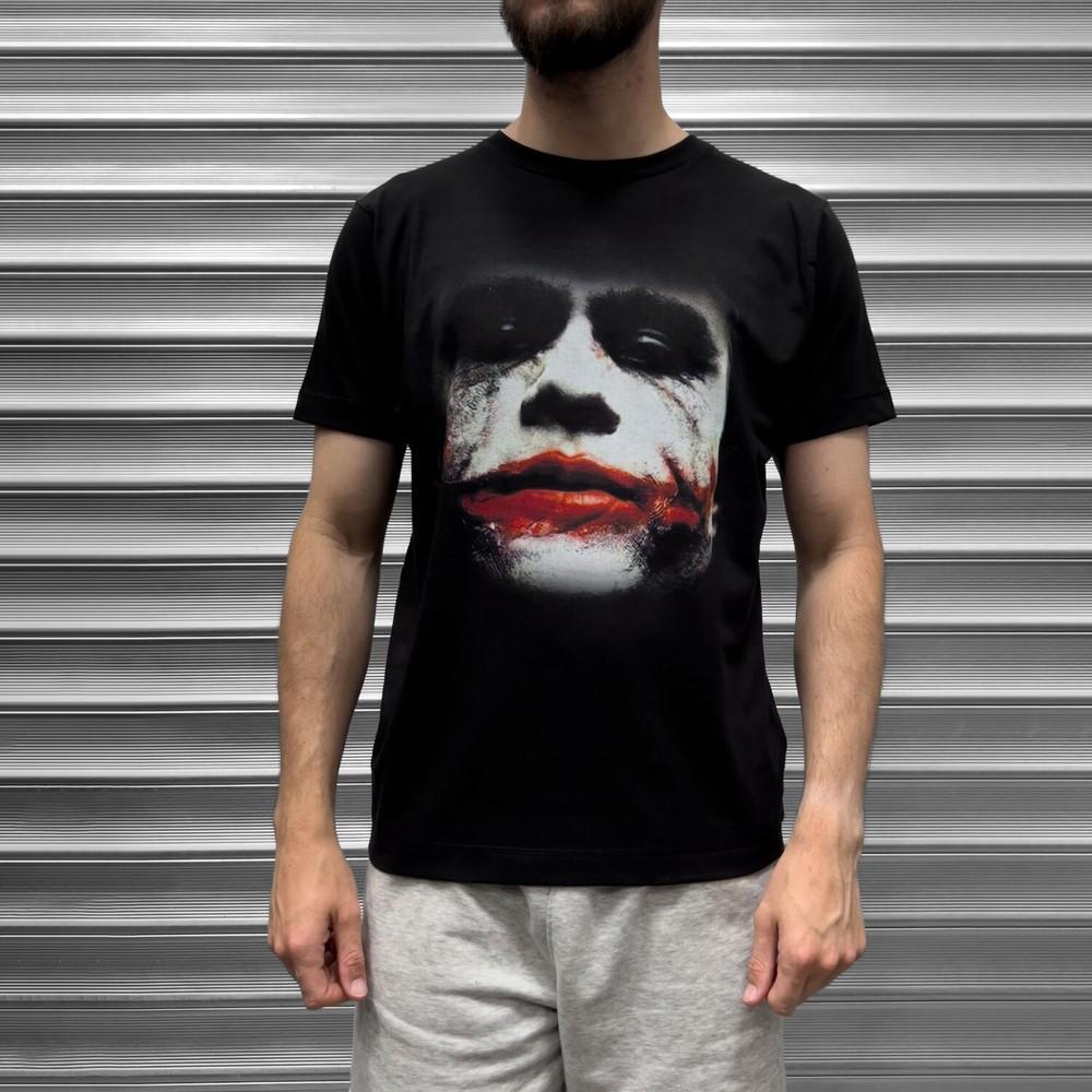 BATMAN Joker Face Dark Knight SUICIDE SQUAD Gotham Arkham Asylum T Shirt Heath