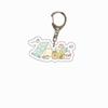 Acrylic Keychain: Japanese San-X Corner Creatures Anime Pendant for Backpack