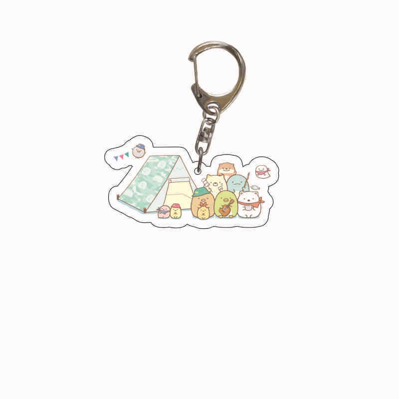 Acrylic Keychain: Japanese San-X Corner Creatures Anime Pendant for Backpack