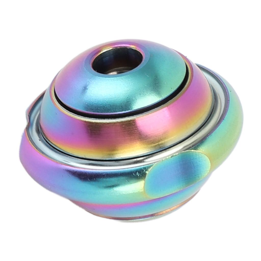 Fidget Gyroscope Stainless Steel Fingertip Rotating Gyro Toy for Travel Office Home Station