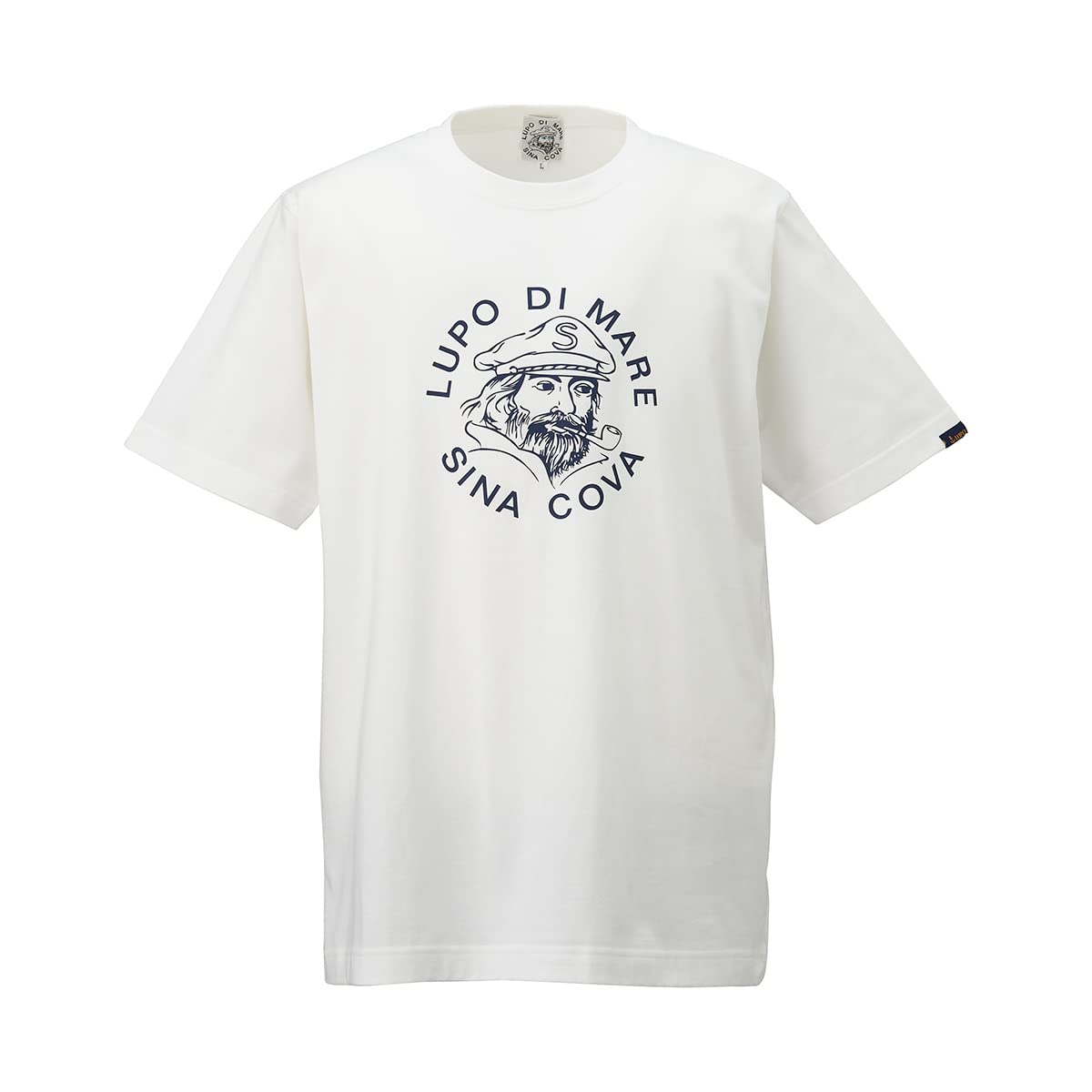 

Мужская футболка с коротким рукавом Sinacova, 100% хлопковое джерси, круглый вырез, принт с логотипом торговой марки, классический стиль, 10000580 (белый), Размер M