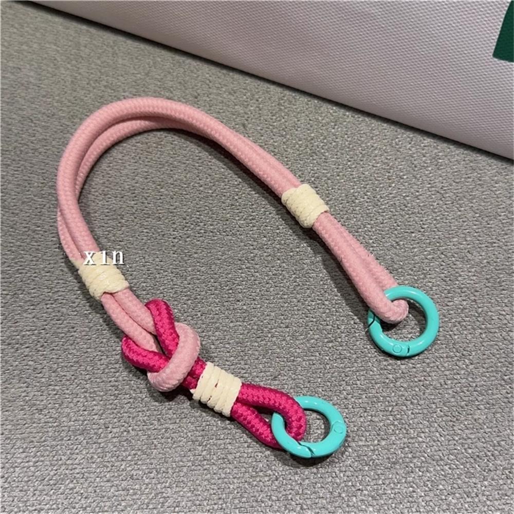 Korean Cute Colorful Mobile Phone Portable Anti-loss Lovely Knot Hand Bracelet For iPhone 16 Pro Max Samsung Flip 6 Coloed Rope