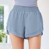 Pantaloncini a Rete Pesca Pantaloncini da Allenamento Fitness Senza Cuciture Nude Tasca Pantaloncini da Yoga Donna