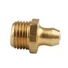 15 Pcs/set M6 M8 M10Brass Grease Zerk Nipple Copper Oil Mouth Thread Straight 45 90 Degree Universal Joint Grease Gun Nozzles