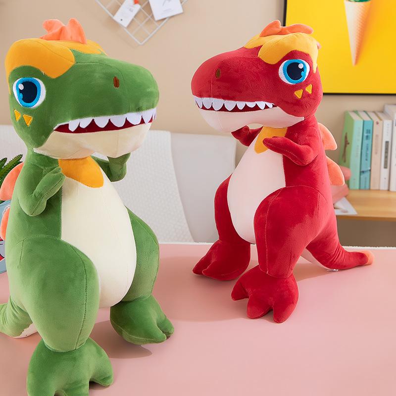 Kawaii Cartoon Dinosaur Plush Toys Pillow Hobbies Huge Tyrannosaurus Rex Plush Dolls Stuffed Toys for Children Boys Toys Gifts