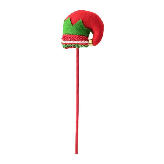 Elf Leg Christmas Tree Picks 3D Decorative Stems with Colorful Stripes Easy Insert Elf Leg Decor for Xmas Tree Wreath & Holiday Display