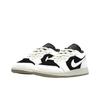 Jordan Air Jordan 1 Oreo Leather Abrasion Resistant Low top Vintage Basketball Shoes Unisex Black White 553558-092(Team1119-)