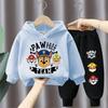TZWYChildren's Spring Autumn Long Sleeved Hoodies and Long Pants 2pcs Sets Kids Sweatpant Sets Boys PAW Patrol Tracksuit Clothing