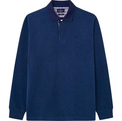 Hackett Trim Rugby Long Sleeve Polo