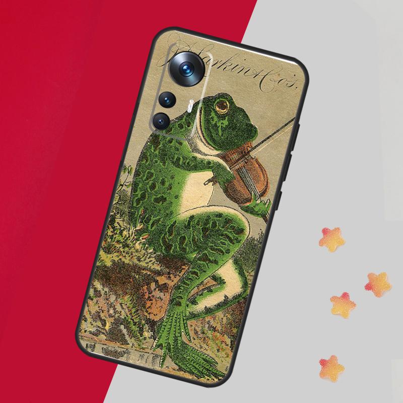 Vintage Retro Frog Mushrooms Case For Xiaomi 14 13 15 Ultra 11T 12T 13T 14T Pro Cover For POCO X7 Pro X3 X5 X6 F5 F6 F7