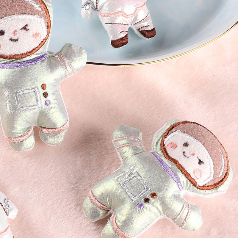 Computer Embroidery Plush Doll Astronaut Clothing Luggage Accessories Accessories Accessories Handmade Flower Accessories Hair Accessories Accessories
