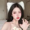 Realistic Animal Ears, Fox Ears, Cat Headwear, Japanese Cute Plush Hair Accessories, Cat Tail Set, Cute Fox Cosplay Party