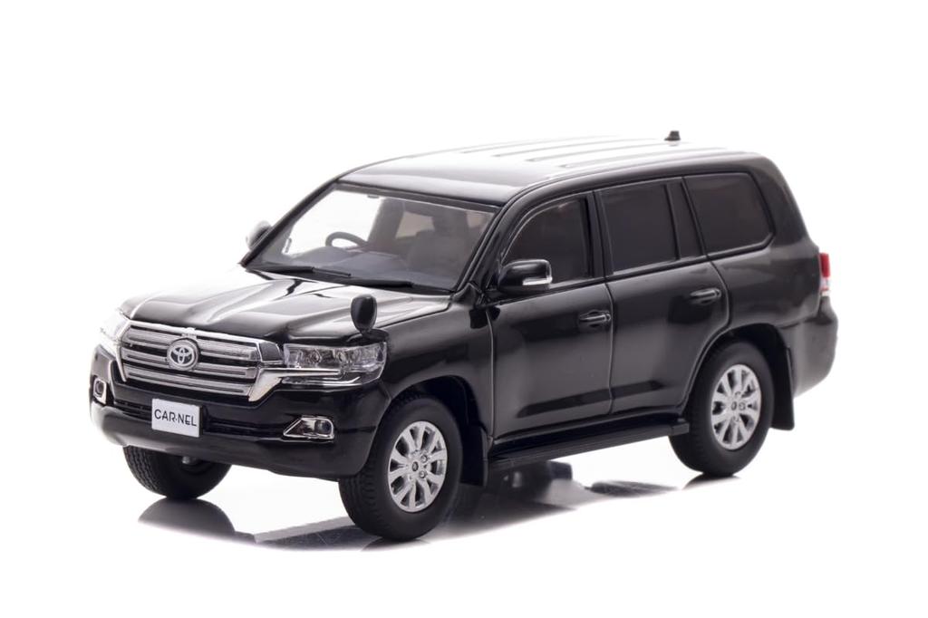 CARNEL 1/43 Scale Toyota Land Cruiser AX G Selection (URJ202) 2015 Black Finished Product CN431505
