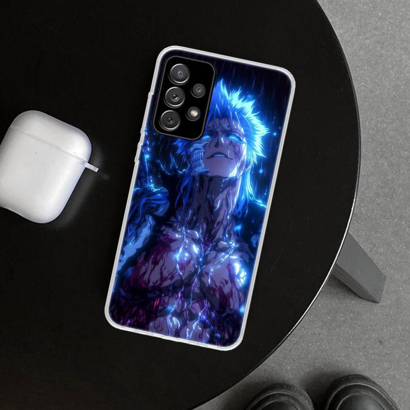 Grimmjow 6 Bleach Phone Case Cover for Samsung Galaxy A12 A22 A32 A52 A72 A02S A51 A50S A31 A20S A10S Note 20 Ultra 10 Plus Gala