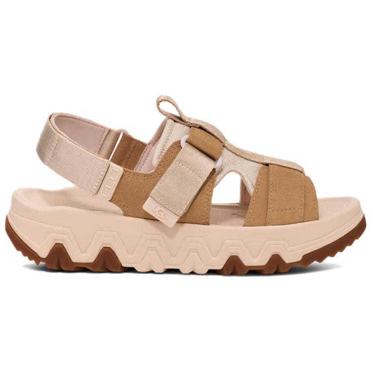 UGG Captrail Fabric Fashion Comfortable Beach Sandals Women Sandals Mustard 1167496-MDSD