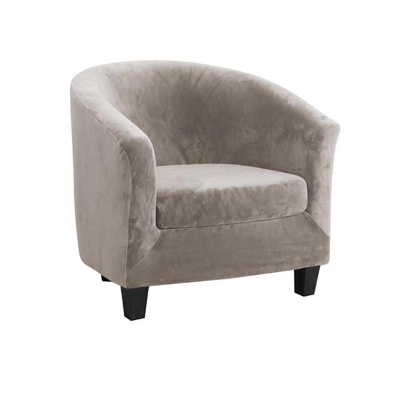 Velvet Club Badewannensessel Stuhlbezüge Stretch Sofahussen Couchbezug mit Sitzkissenbezüge Bartheke