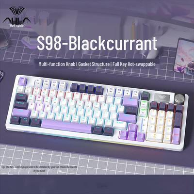 AULA S98 Tri-Mode Gasket Hot-Swappable Mechanical Keyboard