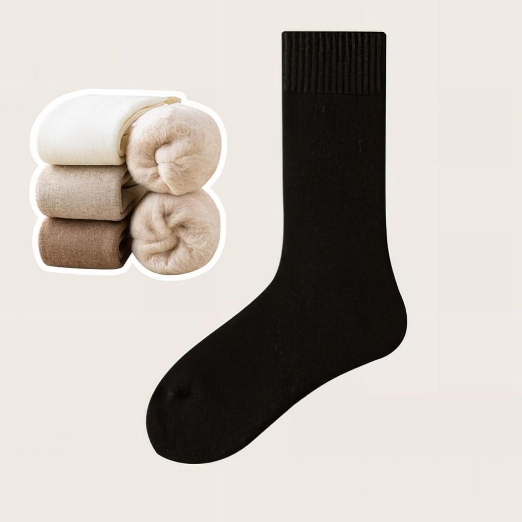 KARRA Fleece High-wide Ribbed socks_A4W0585
