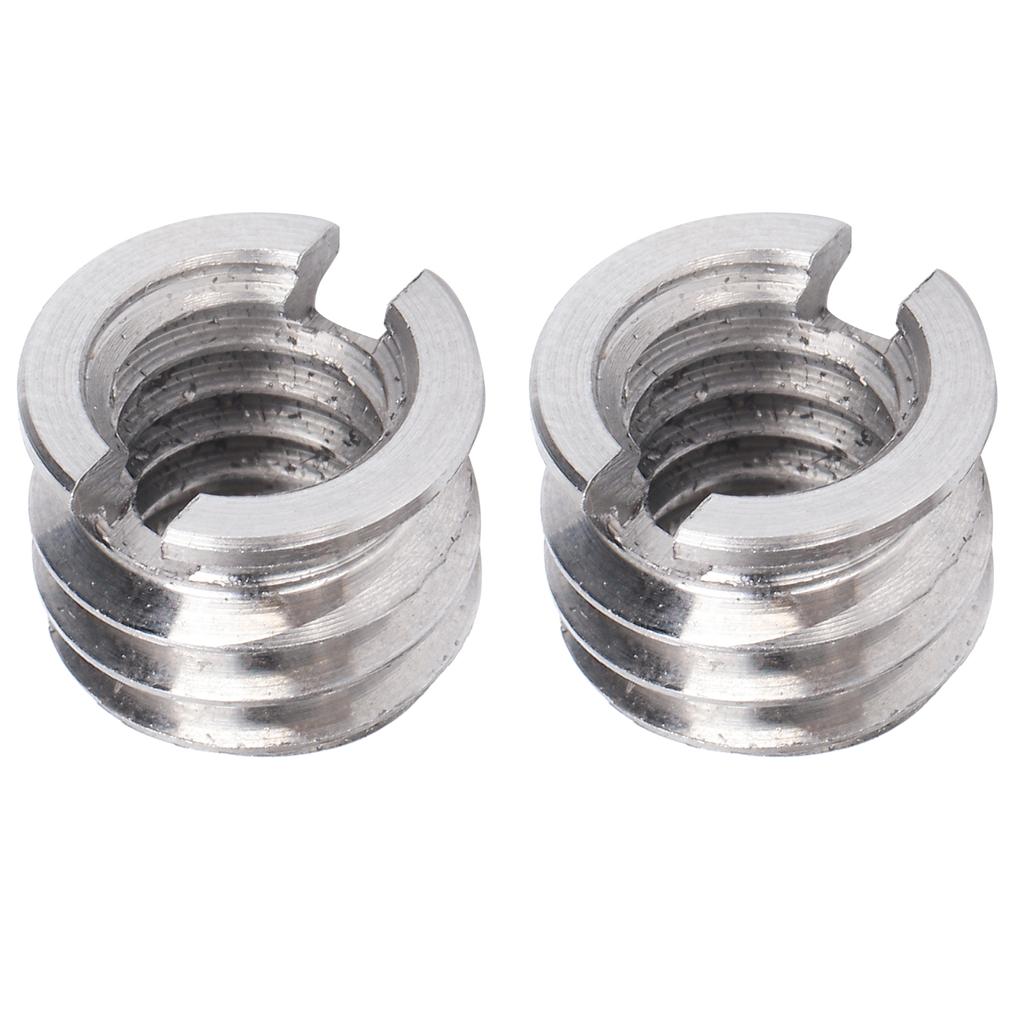 LS0011 2Pcs 1 4 in to 3 8 in Conversion Screw Iron Material for Tripod Ball Head Photographic Equipment