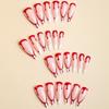 Long Length Halloween False Nail Wearable Manicure Press on Nails Detachable Nail Tips  Girl
