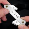 Stainless Steel R Gauge Complete Set Rounding Measuring Instrument High-precision Radius Gauge R Angle Radian Fillet Measuring
