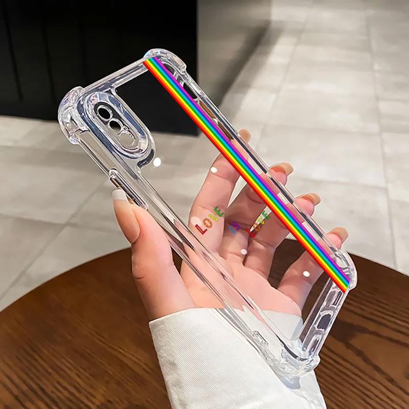 Rainbow Pride Flag Lesbians LGBT Phone Case For Samsung Galaxy A57 A56 A36 A37 A55 A54 A52 A35 A34 A17 A16 A15 A07 A06 5G Cover