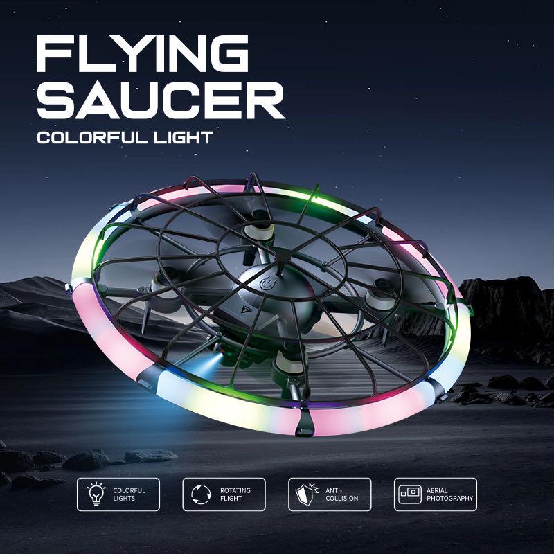 2025 Neue M18 Drohne UFO Mini-Drohne Schwebesensorik, UFO-Rotation, Indoor/Outdoor Doppeltnutzung Sommer-Spielzeug - Das Beste Geschenk für Kinder