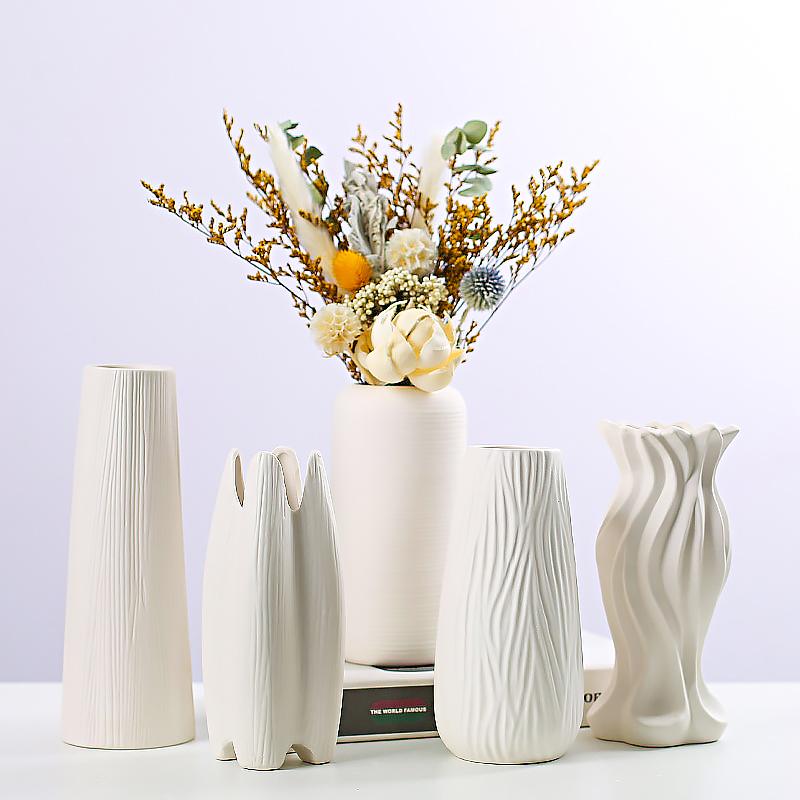 1Pc  Ceramic Plant Home Decoration Wedding Pendant Crafts Ceramic Creative Vase