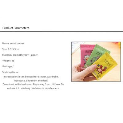 10~40SETS Purifier Sachet Fragrant Wardrobe For Clothes Various Flavors Home Fragrance Aromatherapy Paper Bag Portable Lasting