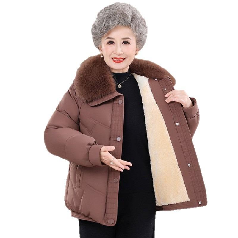 Winterkleidung Samt dicke Baumwolle gepolsterte Jacke kurze Daunen Baumwolle gepolsterte Jacke neue Oberbekleidung
