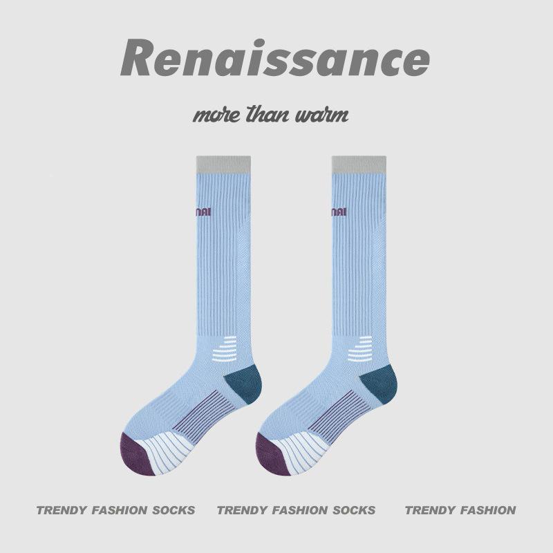 Renaissance Women's Compression Socks for Fitness and Marathon - Enhance Muscle Function with Long Calf Design