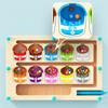 Montessori Magnetic Color Sorting Games Maze Board Pen Moving Bead Games Wooden Control Sensory Play Educational Toys for Kids