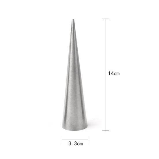 Stainless Steel Cone Shape Spiral Croissant Pointed Tube Bread Mold Baking Tool