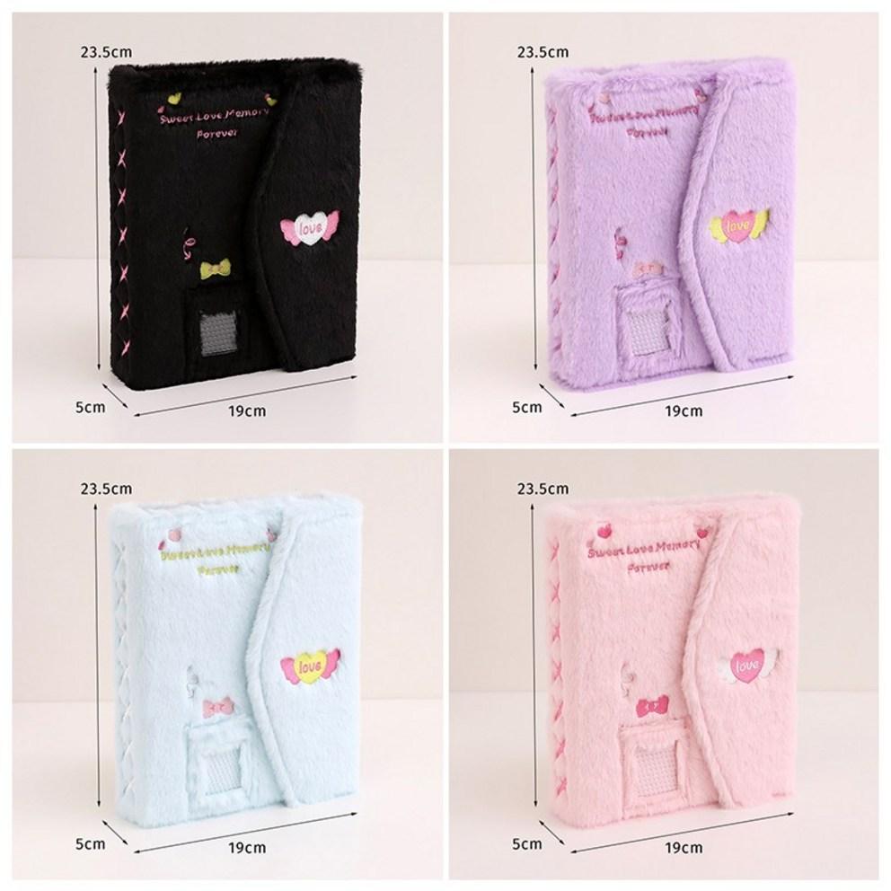 Songheung 6kroužkový fotoalbum A5 40 listů 4kapsičkový oboustranný fotoalbum deník, růžový, 1 kus