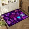 Singer Y-Young Miko Music Floor Mat Soft Thickened Absorbent Non-Slip Bedroom Living Room Door Mat Home Decor Flannel Rugs