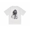 New K-pop Black and White Portrait Pattern Printed Loose Short-sleeved Men's and Women's Casual Round-neck T-shirt