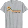 Yellowstone National Park 70s 80s Retro Vintage Distressed Men T Shirt