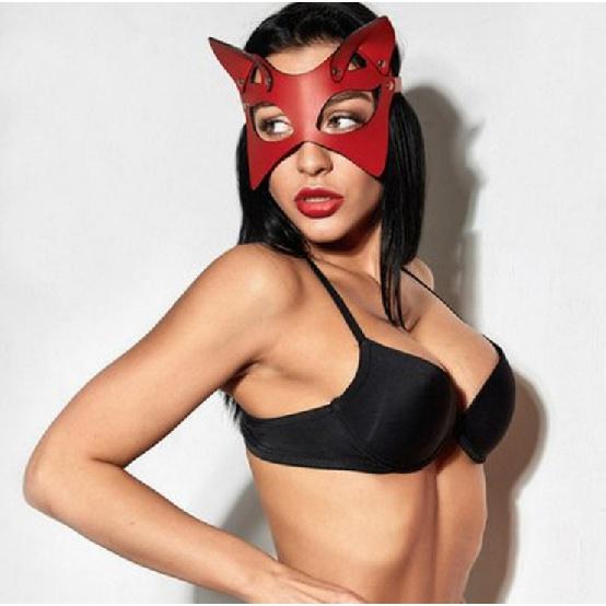 Sexy Toys Sex Mask Half Mask Party Cosplay Punk Slave Props PU Leather SM Mask BDSM Bondage Adult Play Masks Sex Toys For