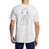 Nike Camiseta de Manga Corta con Estampado de Logotipo de Letra de Dibujos Animados Unisex Tops Blanco AO0624-100