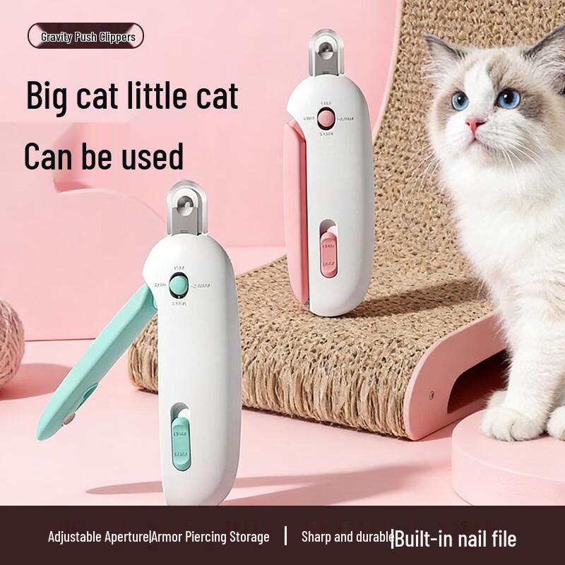 ZUNDUO Splash-Proof Pet Nail Clipper 3-Pack