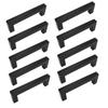 10 X Classic Furniture Handle 96 Mm Black